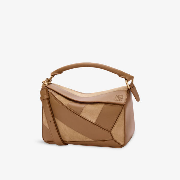 

Сумка-пазл Loewe Puzzle с полосками, коричневый