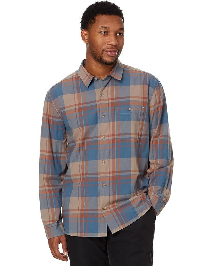 

Рубашка Mountain Hardwear Big Cottonwood Long Sleeve Shirt, цвет Dunes Fireside Plaid