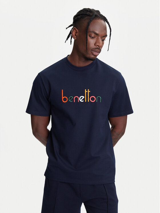 

Футболка оверсайз 3MI6U109O United Colors Of Benetton, синий