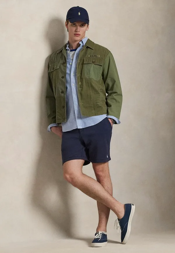 7,5-Дюймовые короткие шорты из французского махрового трикотажа Polo Ralph Lauren, Newport Navy — фото 2
