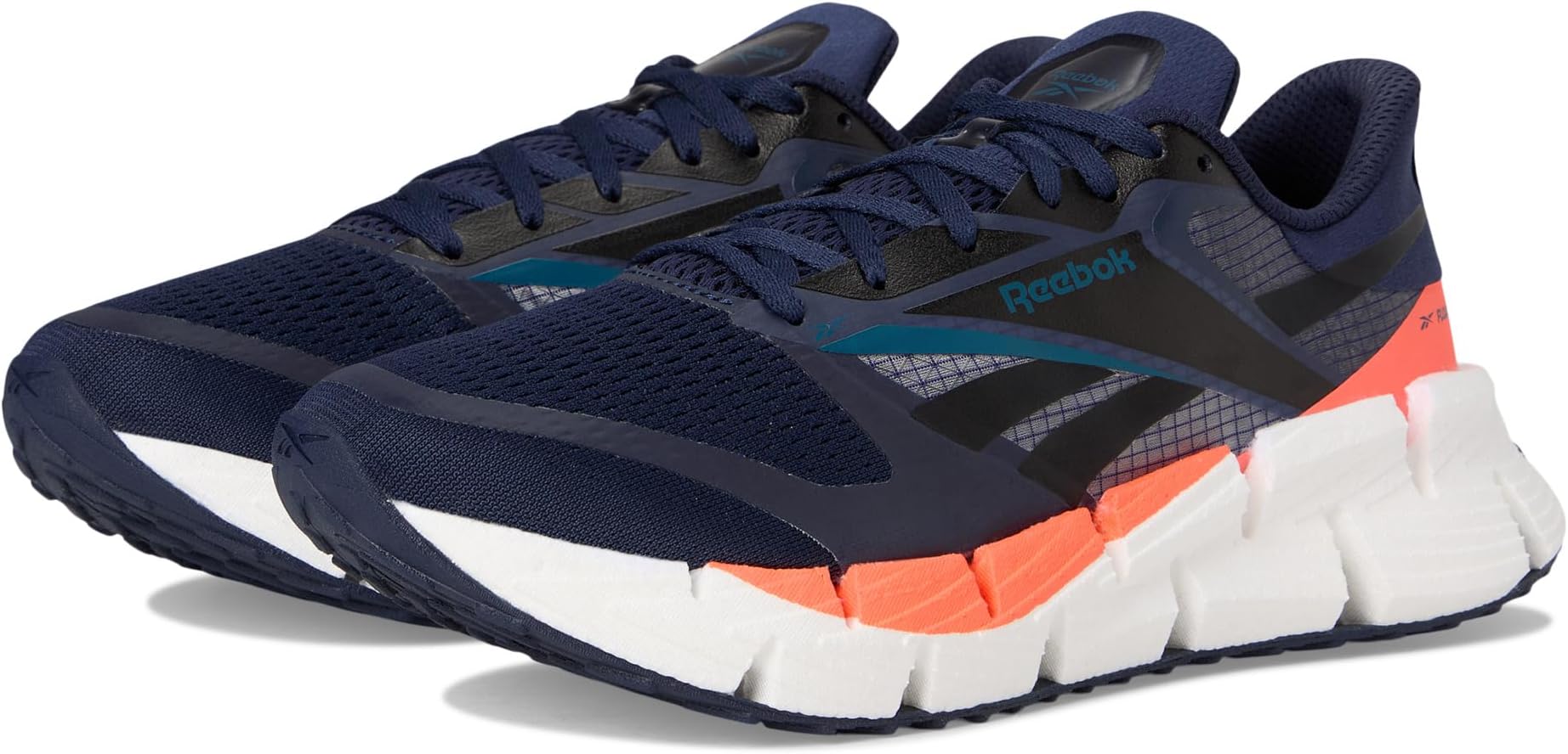 

Кроссовки Reebok Floatzig 1, цвет Vector Navy/Escape Blue/Supercharged Coral