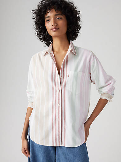 

Футболка Harlie Boyfriend Levi's, цвет Agyness Stripe Dewkist - Multi - Color