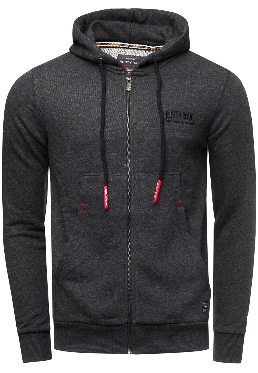 

Худи с капюшоном на молнии Rusty Neal, Anthracite