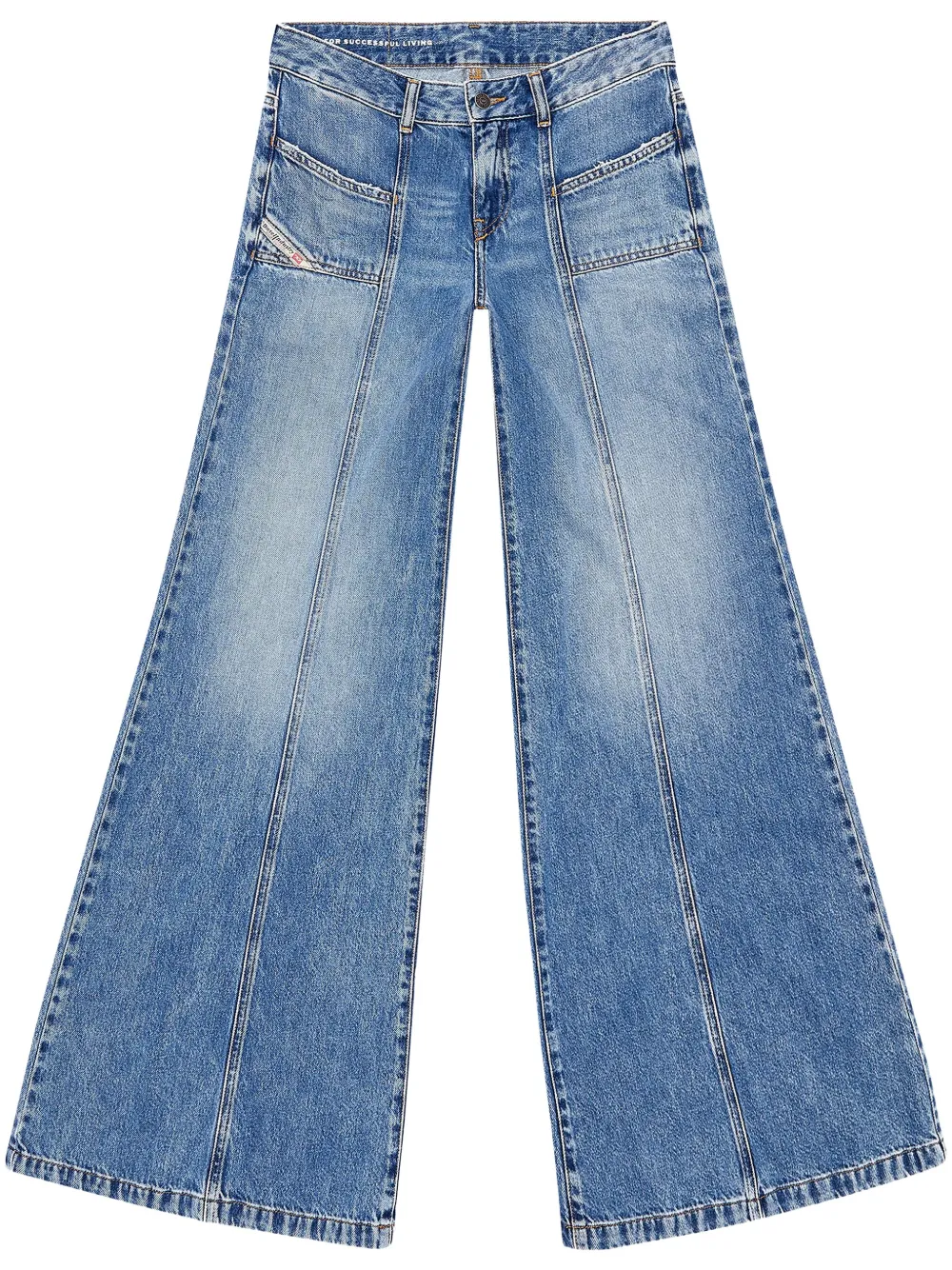 

Джинсы bootcut D-Akki средней посадки DIESEL, синий