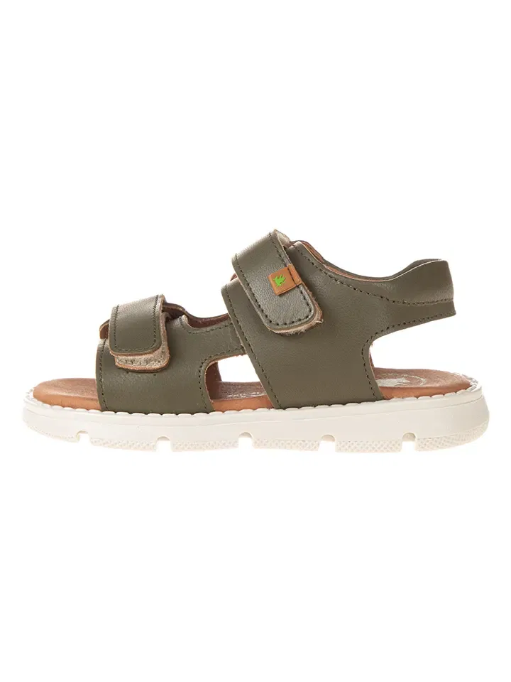 Сандалии кожаные Khaki El Naturalista