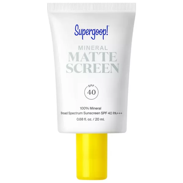 

100% минеральный матирующий солнцезащитный крем spf 40 Supergoop!, 20 гр