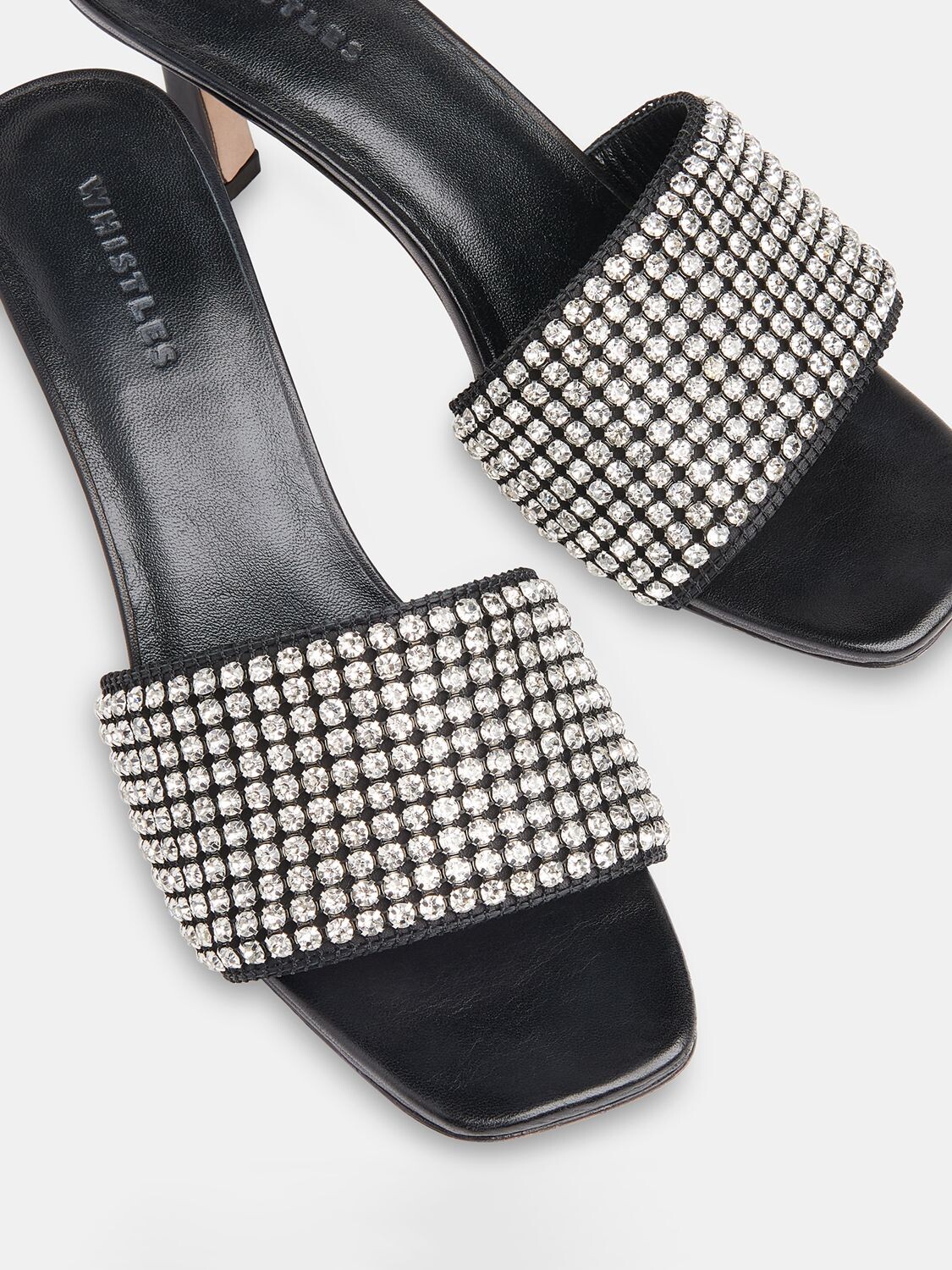 Туфли Adella Diamante на высоком каблуке без шнуровки Whistles, черный — фото 2