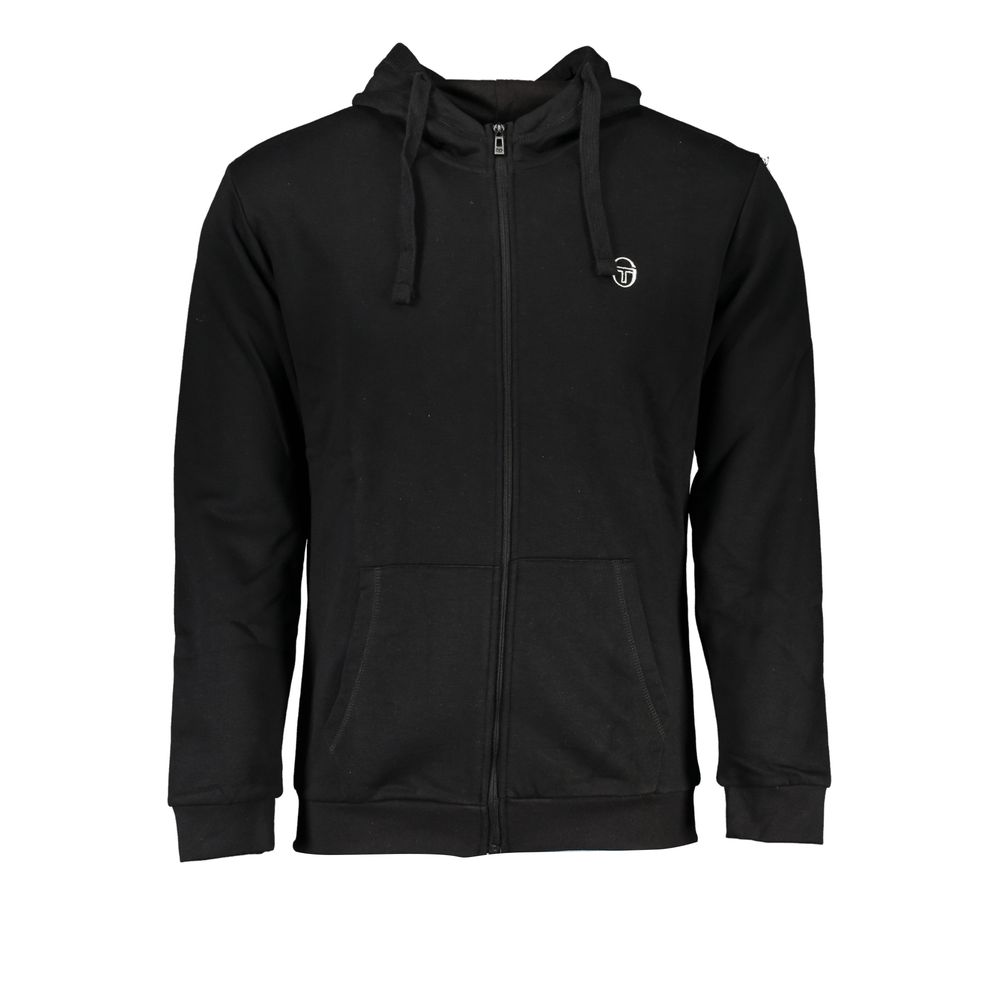 

Черный хлопковый свитер Sergio Tacchini