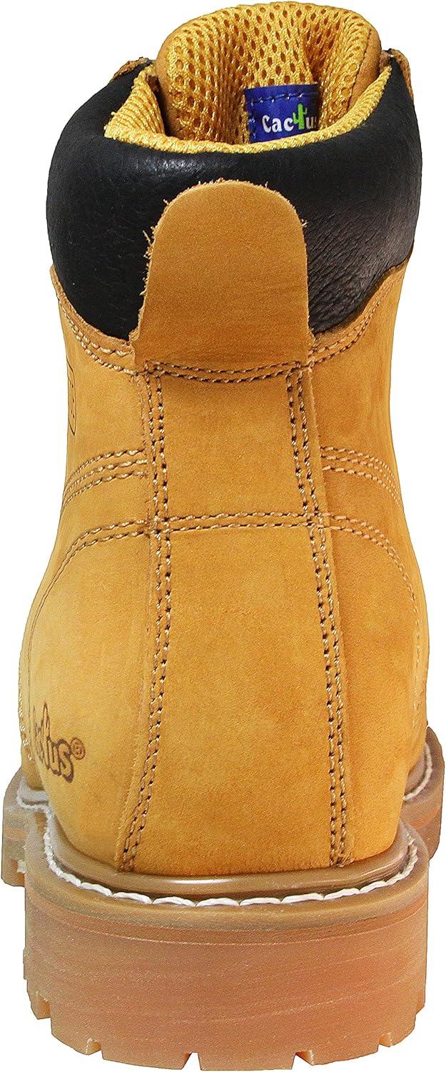 Кожаные ботинки Cactus Men's 611S Cactus Work Boots, Tan — фото 3