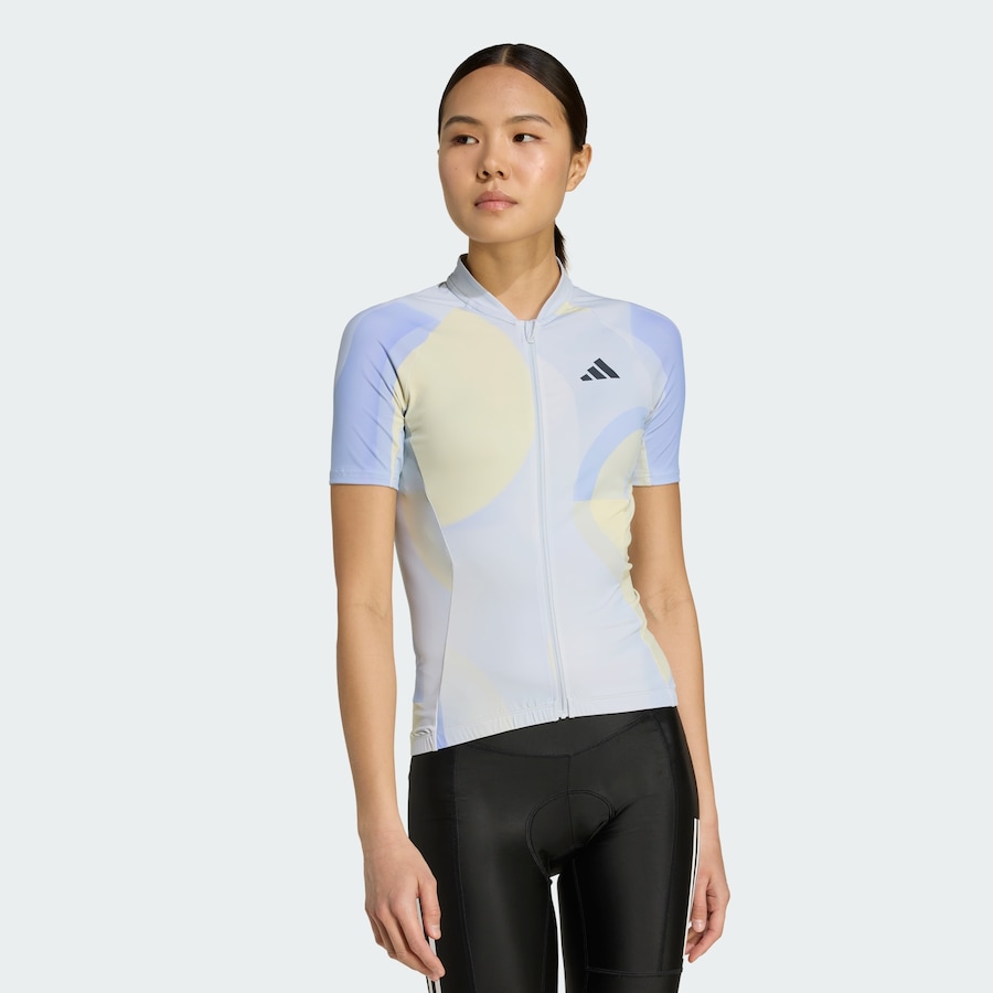 Спортивная толстовка с капюшоном на молнии ADIDAS PERFORMANCE Essentials, светло-голубой — фото 2