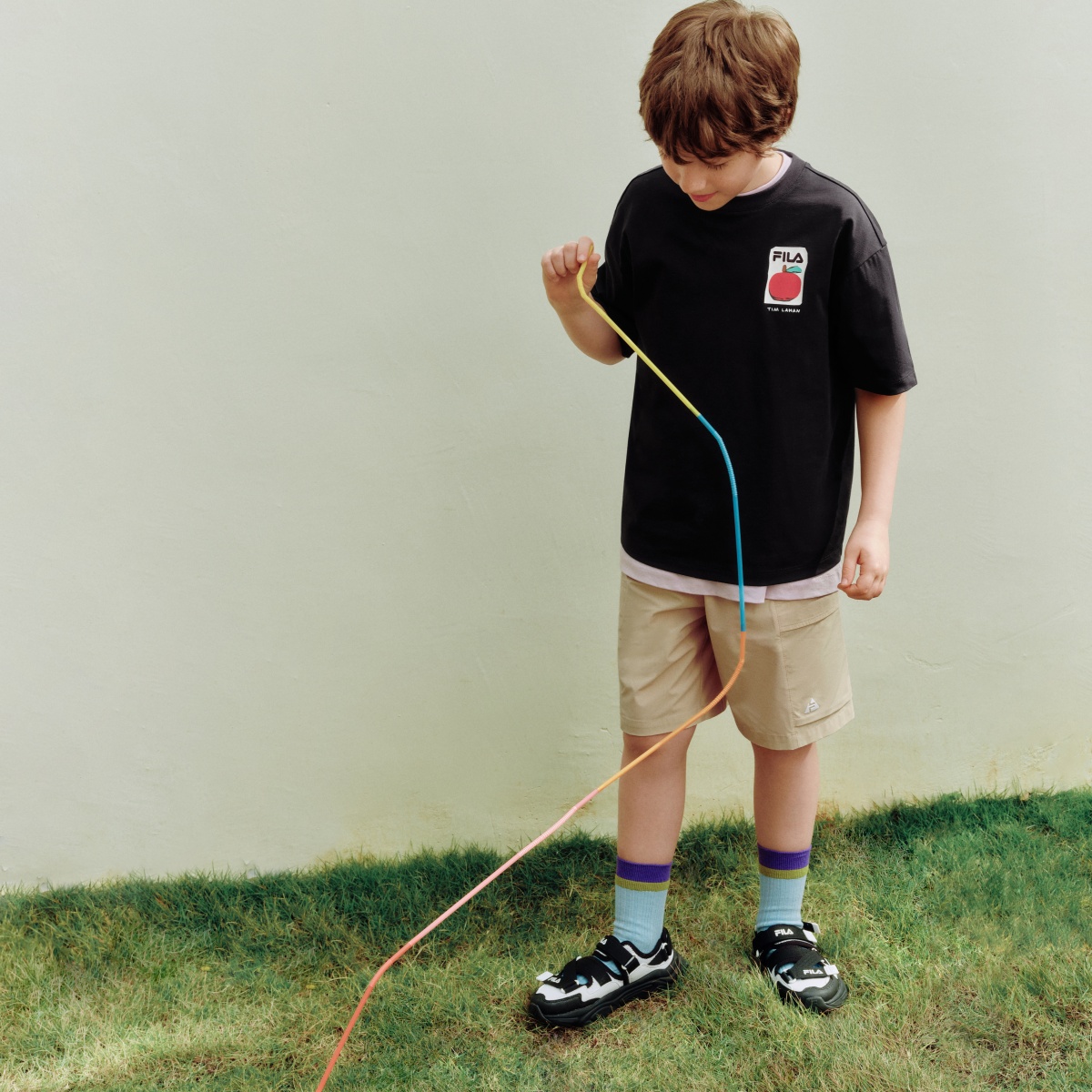 FILA KIDS Футболка apple legend blue для детей — фото 4