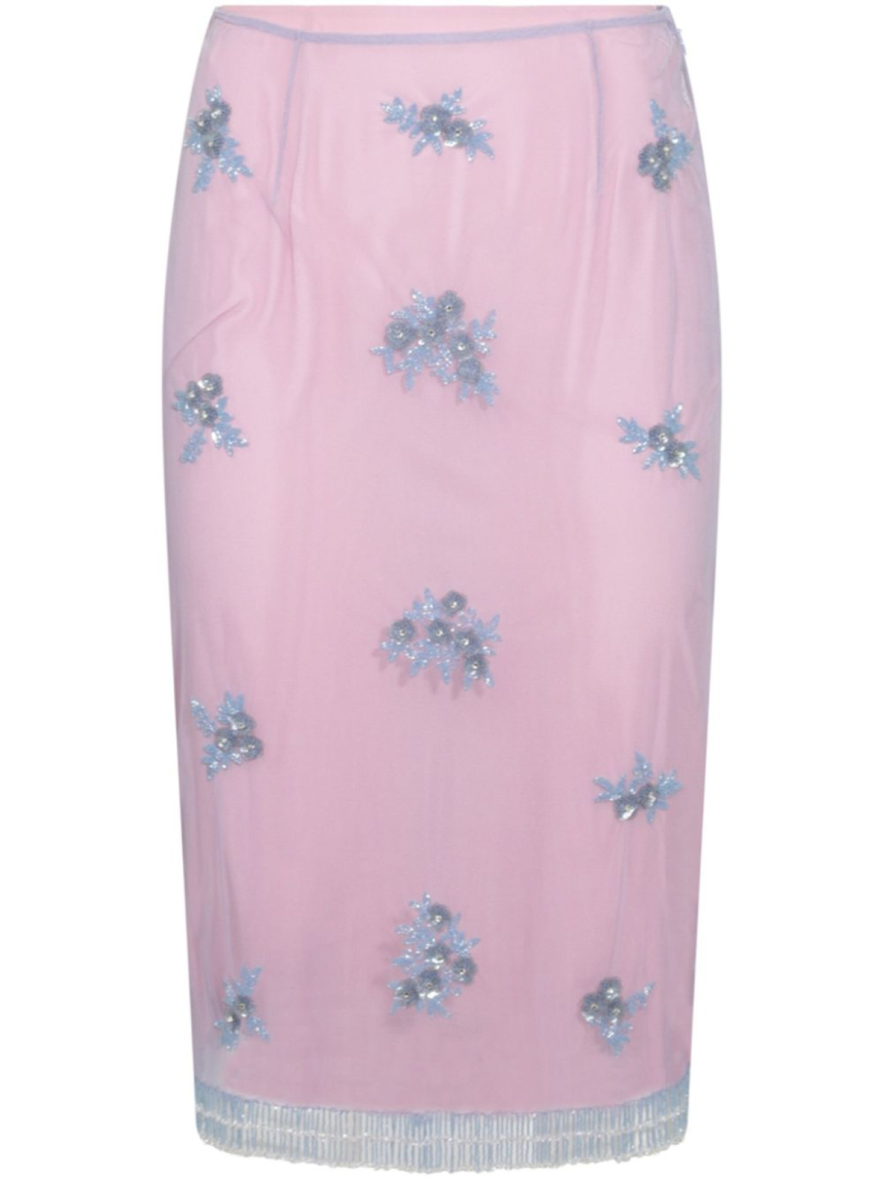 

Blumarine декорированная юбка-карандаш, розовый