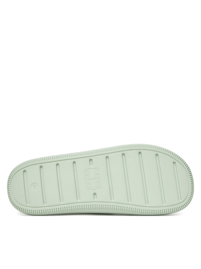 Мюли Sporty Pool Slide EM0EM01582 Tommy Jeans, зеленый — фото 4