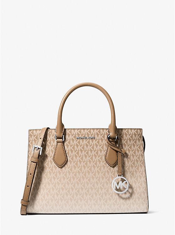

Сумка Sheila среднего размера с фирменным логотипом и эффектом омбре Michael Kors, коричневый