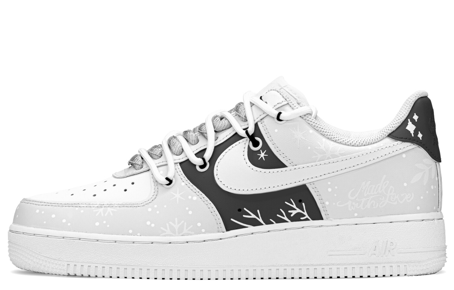 

Кроссовки Nike Air Force 1, черный/белый