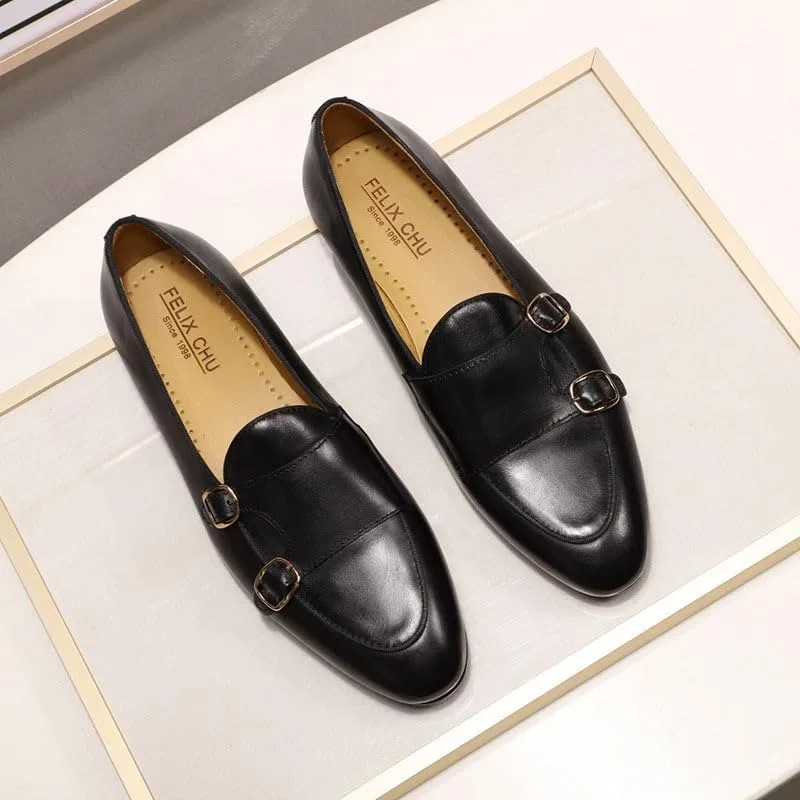 Лоферы мужские классические, Vintage Spike, черный DHFIRUFSHLO — фото 3