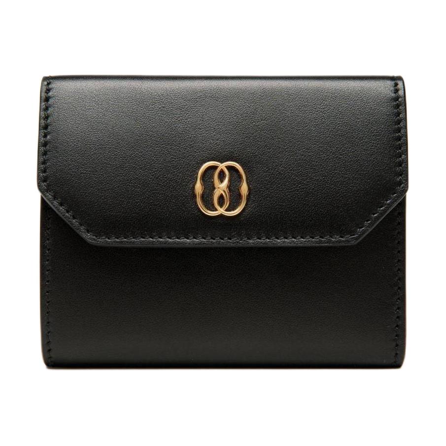 

Кошелёк из телячьей кожи женский чёрный BALLY