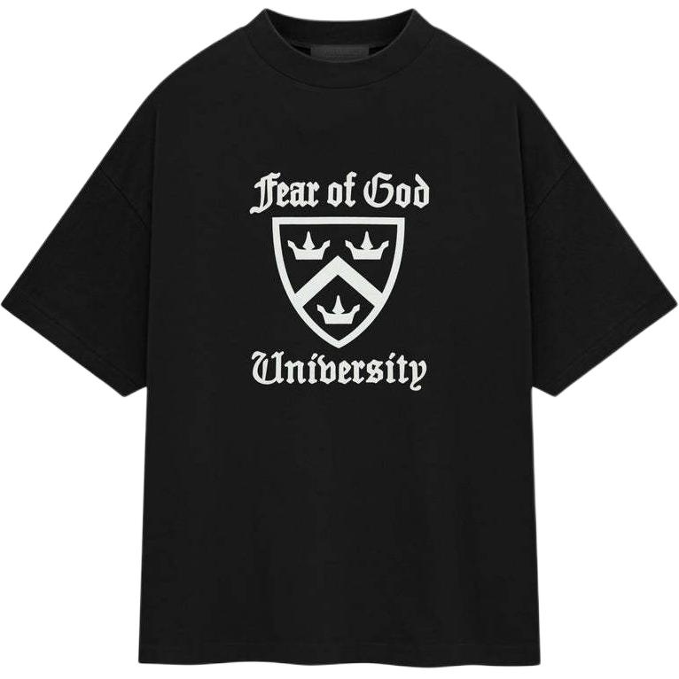 

Футболка с круглым вырезом FW24 Fear Of God Essentials, Meteorite Black/BLACK