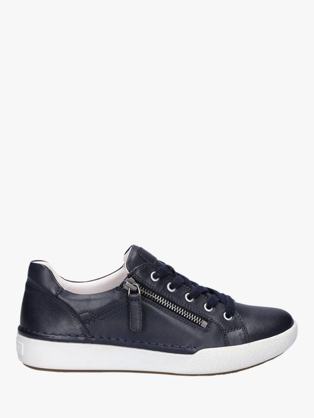 Кожаные кроссовки claire 03 на молнии Josef Seibel, цвет Blue Indigo