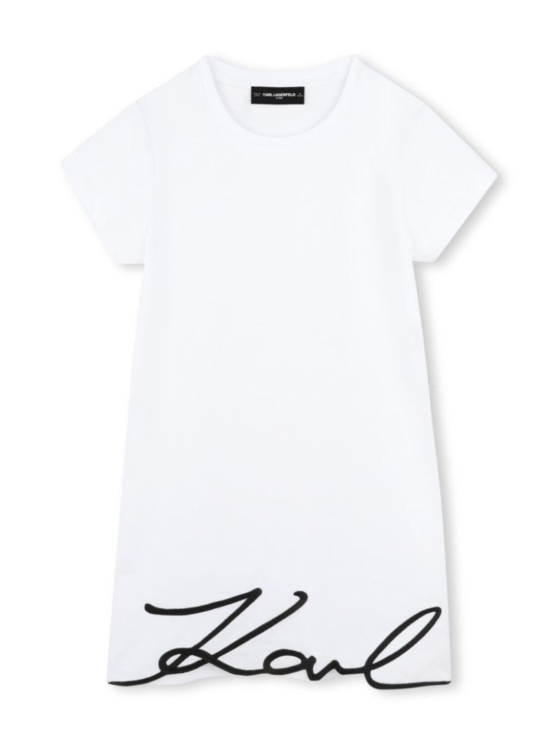 

Karl Lagerfeld Kids платье с логотипом, белый