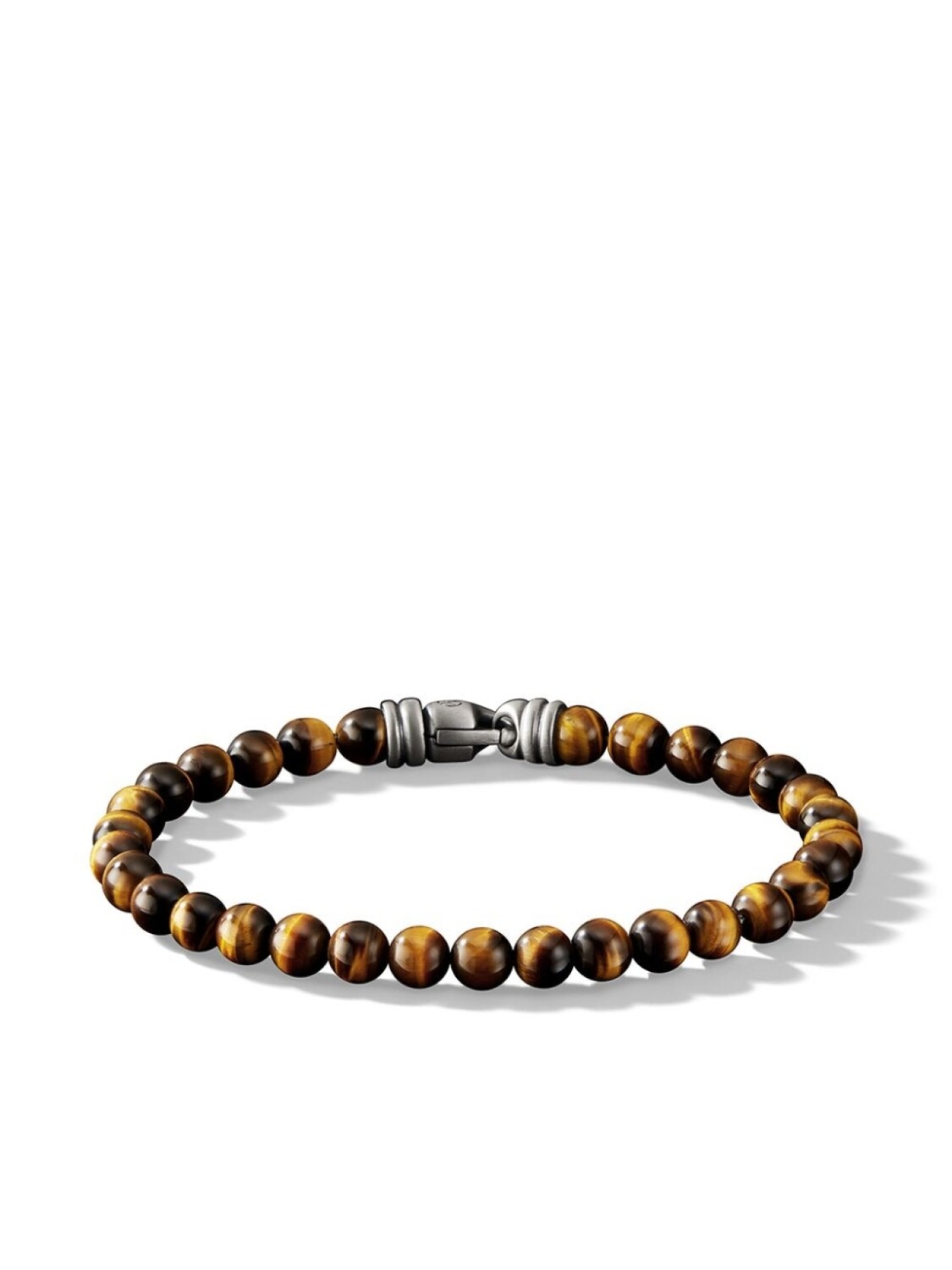 

Серебряный браслет Spiritual Beads с тигровым глазом David Yurman