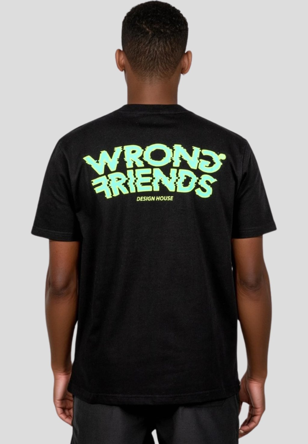 

Футболка с принтом Wrong Friends, черный