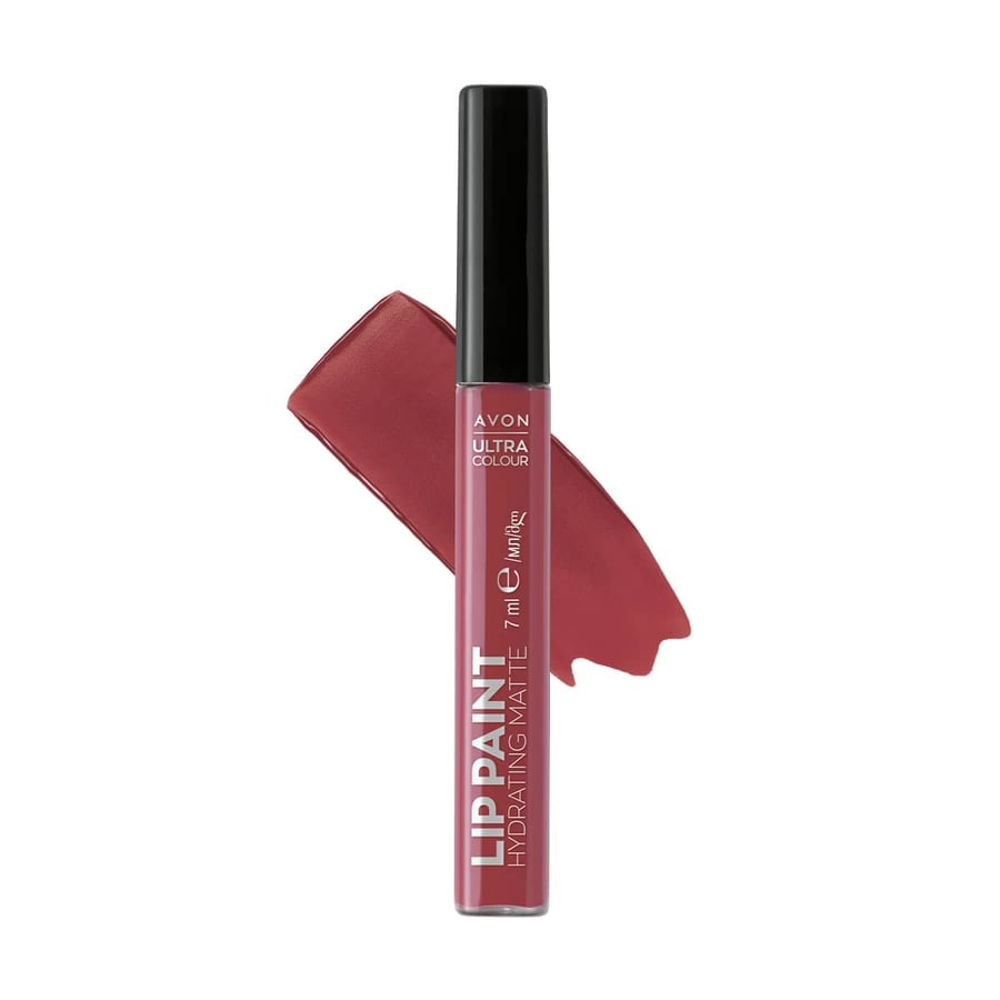 

Увлажняющая жидкая губная помада Avon Lip Paint - Velvet Hibiscus - 7 мл