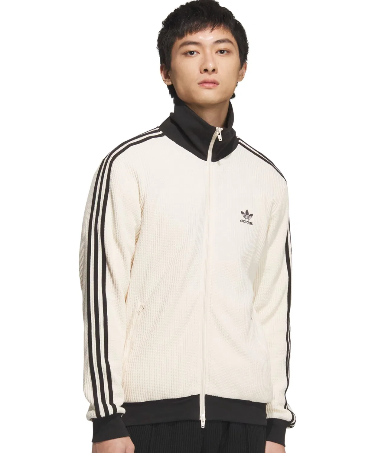 Толстовка adidas Waffle Classic Track Top белая