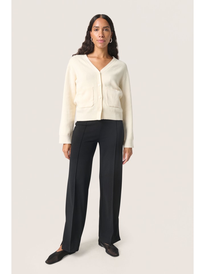 

Кардиган SLCalisa, прямого кроя, в цвете Whitecap Grey Soaked in Luxury