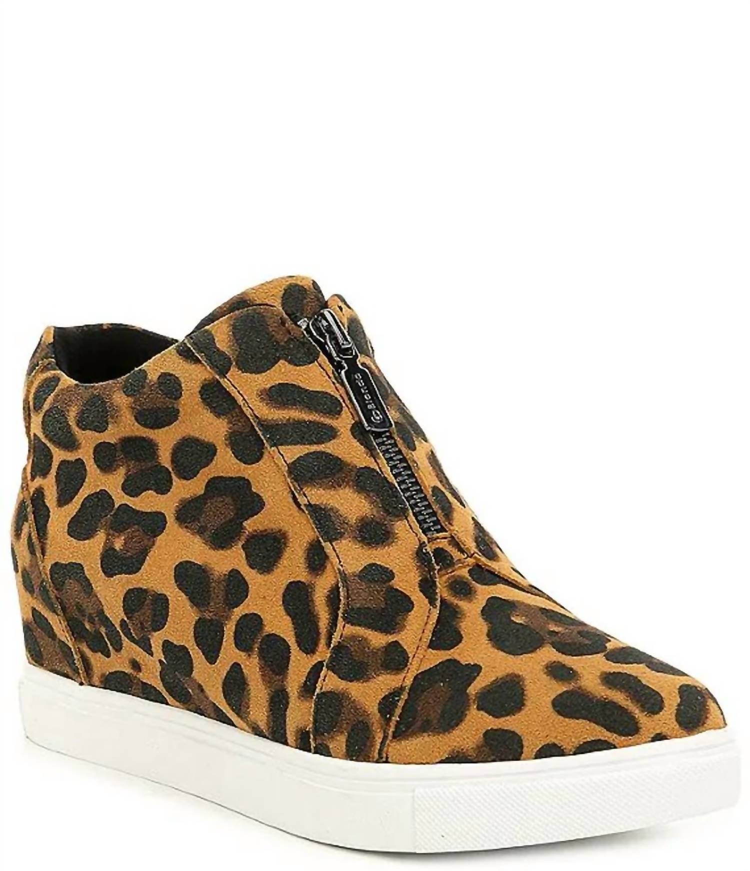 Женские кроссовки Glenda Wedge с леопардовым принтом Blondo