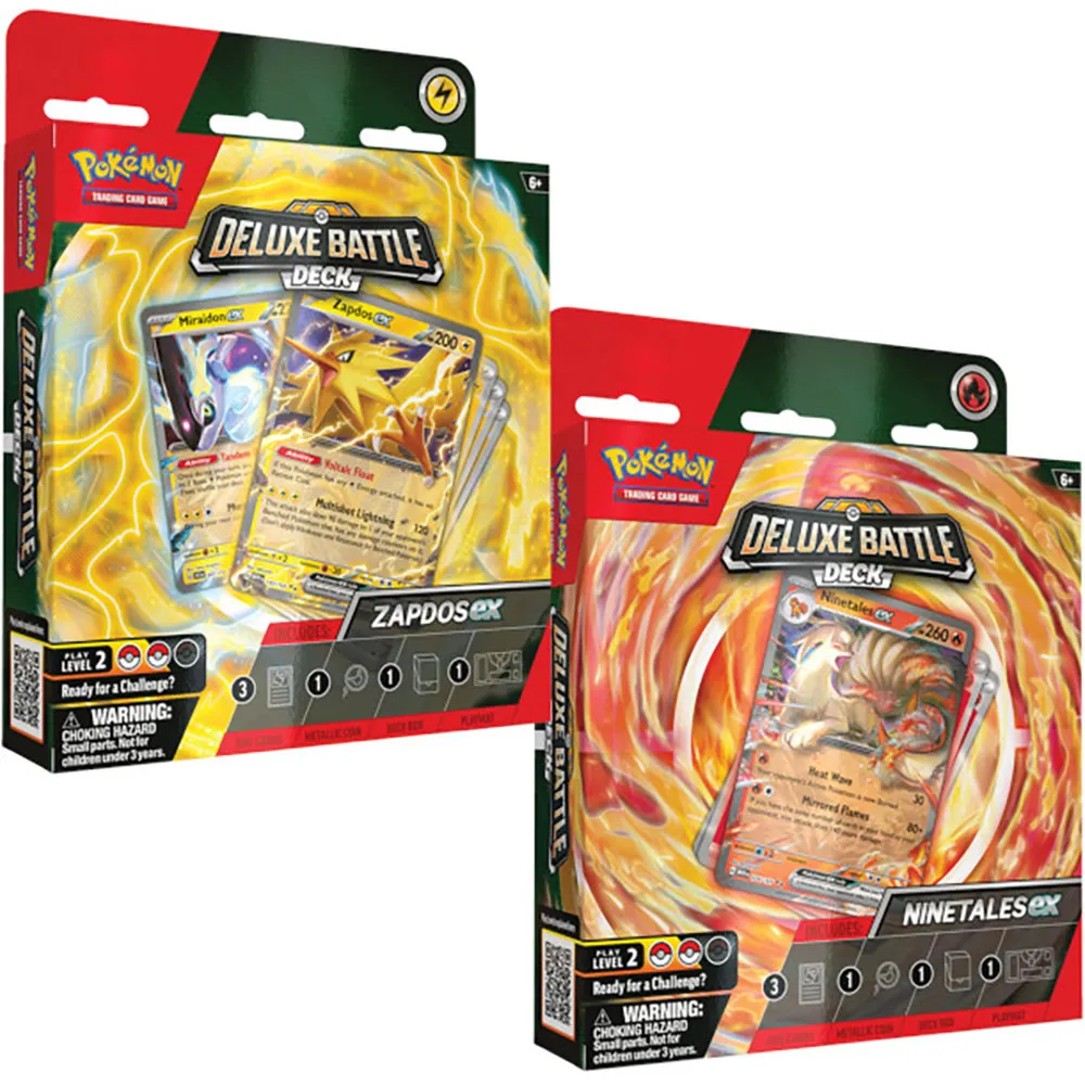 

Коллекционные карточки Pokemon Trading Card Game Deluxe Battle Deck на английском языке, желтый