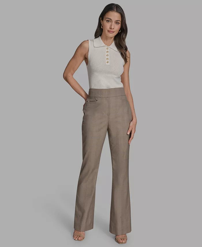 

Женские клетчатые брюки BCBG, синий
