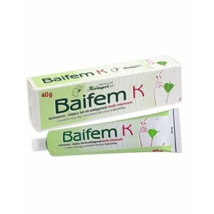 

BAIFEM K 40 г Гель для интимного ухода, увлажняющий гель для женщин, интимная гигиена Herbapol Wrocław