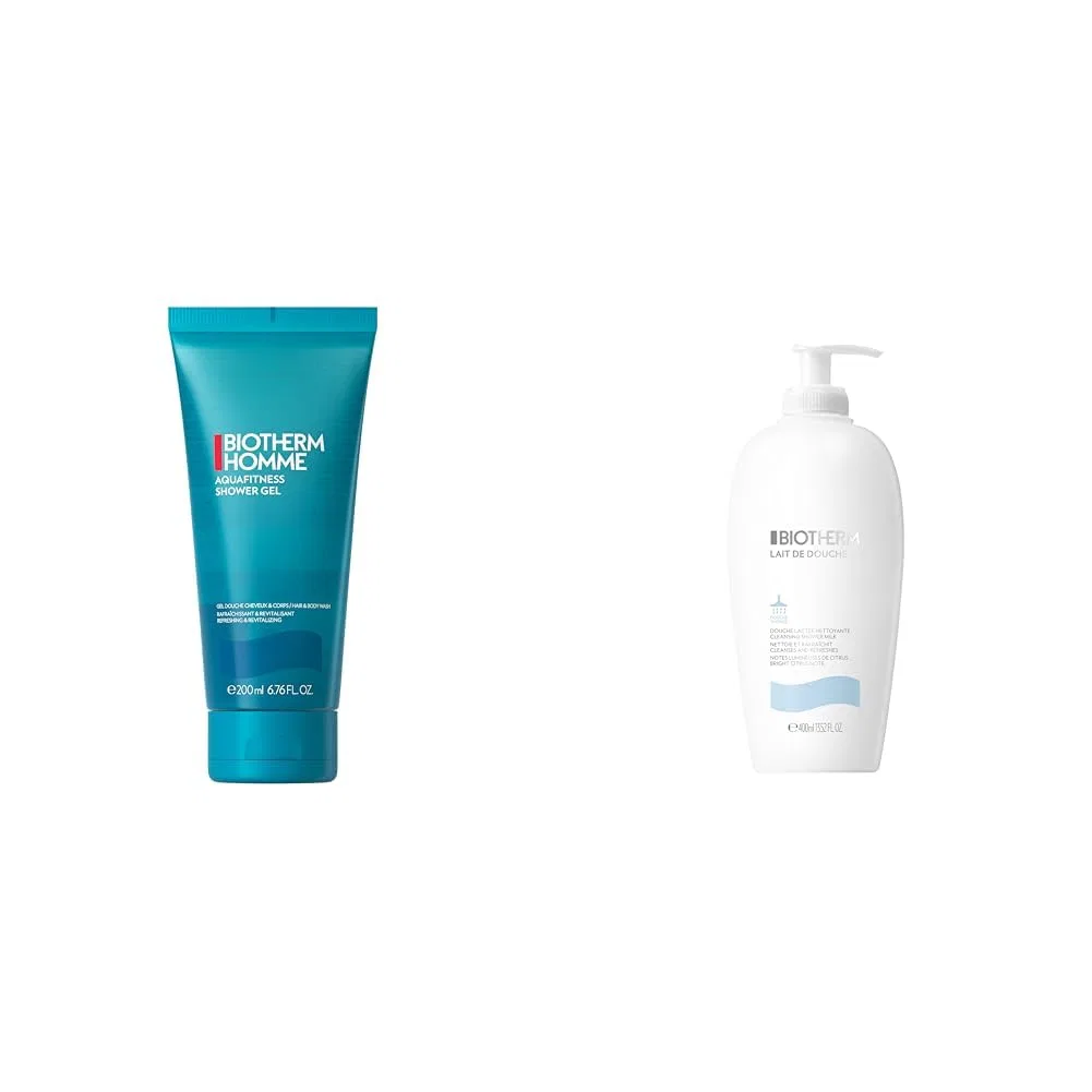 Набор гелей для душа Aqua Fitness 200 мл + Lait de Douche 400 мл Biotherm
