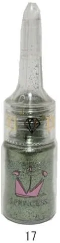 Глиттер для тела Diamond Tattoo S.REGGINA 15 мл, дымчато-зеленый