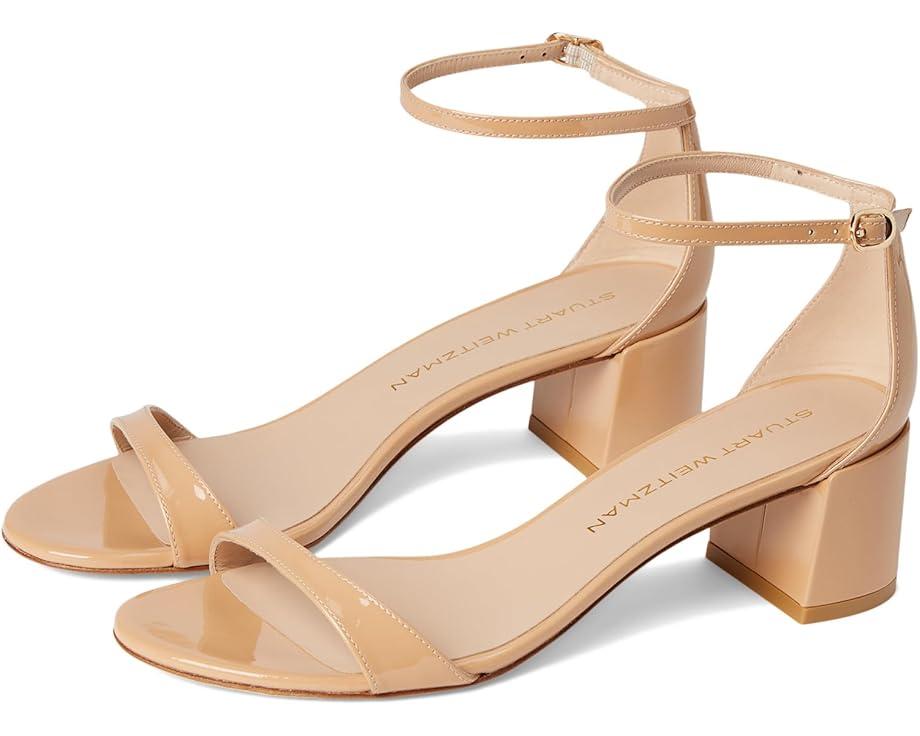 Туфли Stuart Weitzman Nudist Block 50, цвет Adobe