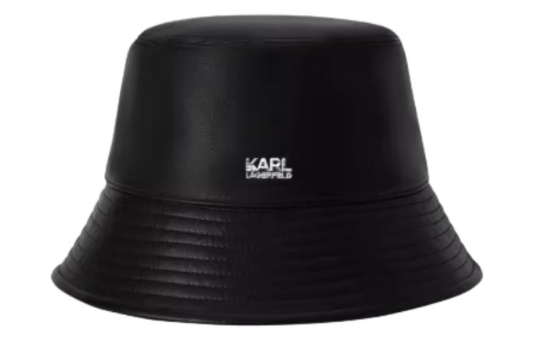 

KARL LAGERFELD / Karl Lagerfeld Jeans Панама Карла Лагерфельда из полиэстера и вискозы унисекс черный, Black