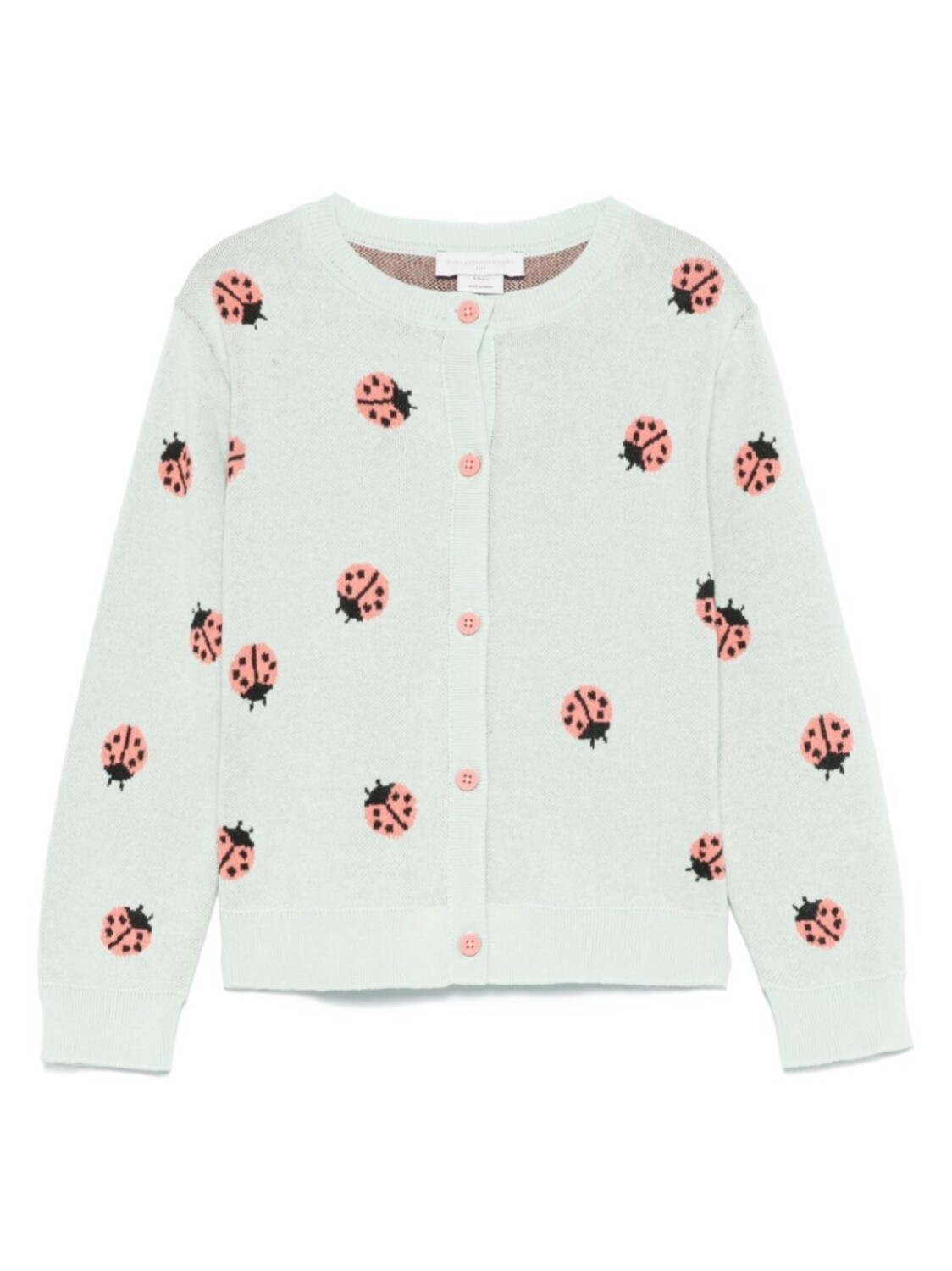 

Кардиган с узорчатым жаккардом Stella McCartney Kids, зеленый