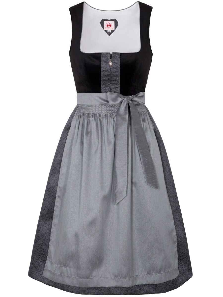 

Платье SPIETH & WENSKY Dirndl Buchsbaum, серый