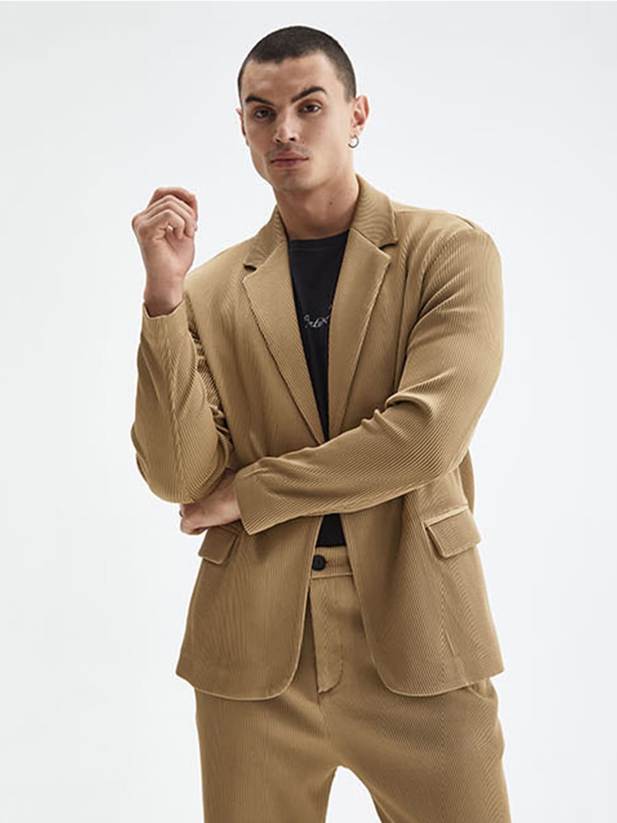 

Пиджак стандартного кроя Antioch, темно-бежевый