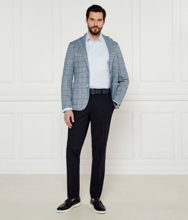Штаны h-genius-dtl-wg-252 Slim fit Boss, синий — фото 2