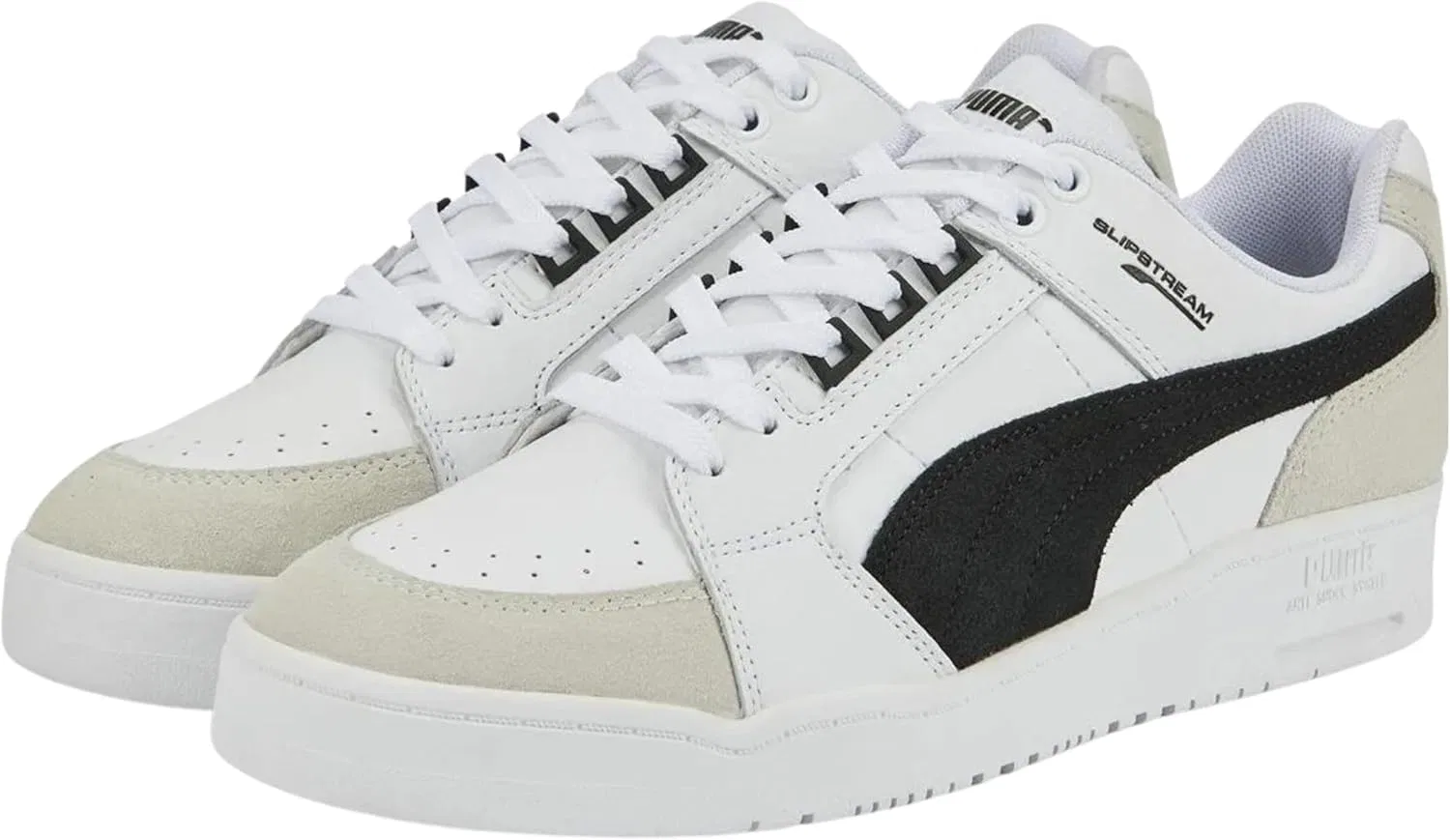 Мужские низкие кроссовки PUMA Suede FS, Black White — фото 2