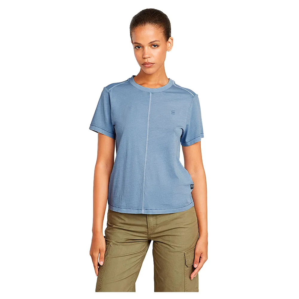 

Футболка с коротким рукавом G-Star Overdyed Front Seam, синий