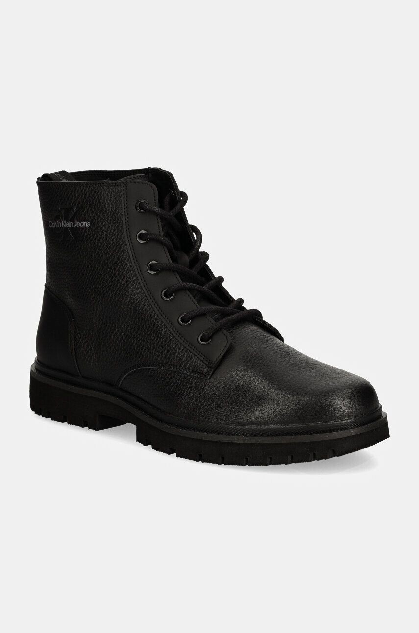 

Ботинки Calvin Klein Jeans EVA MID LACEUP BOOT LTH, черный