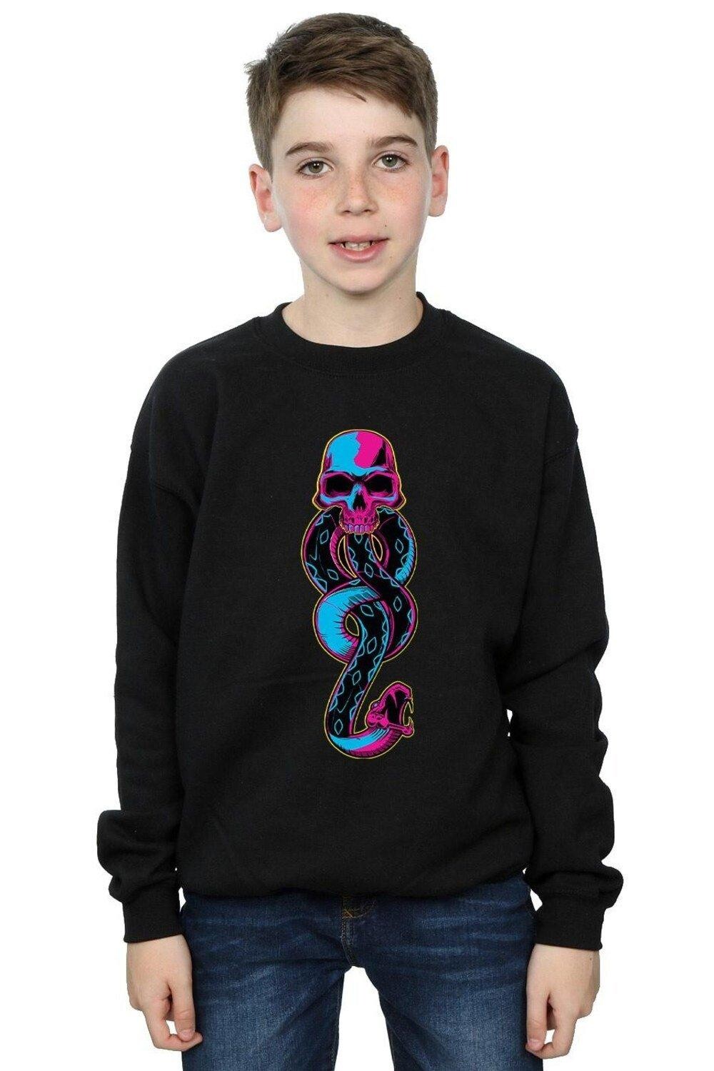 

Неоновый свитшот Dark Mark Harry Potter, черный