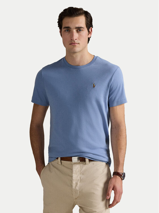 

Футболка облегающего кроя на заказ 710740727095 Polo Ralph Lauren, синий