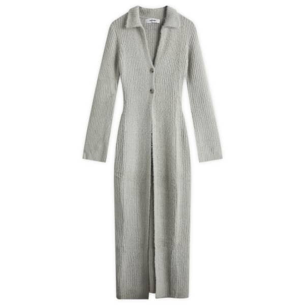 

Пушистый длинный кардиган Daily Paper, серый