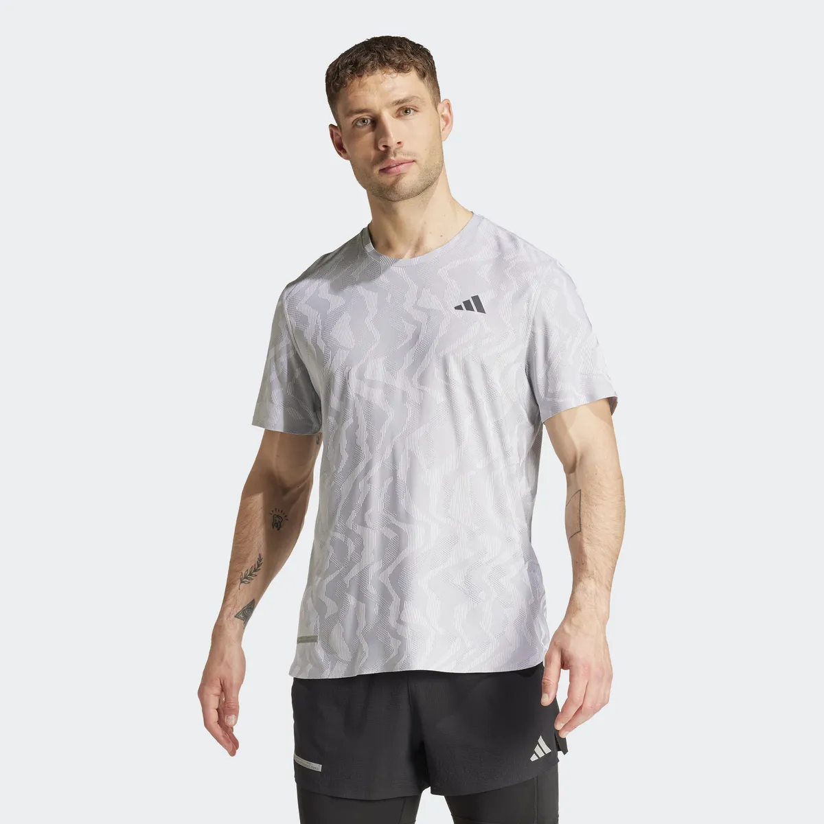 

Футболка для бега adidas Performance "ULT EGNRD TEE", серебристый