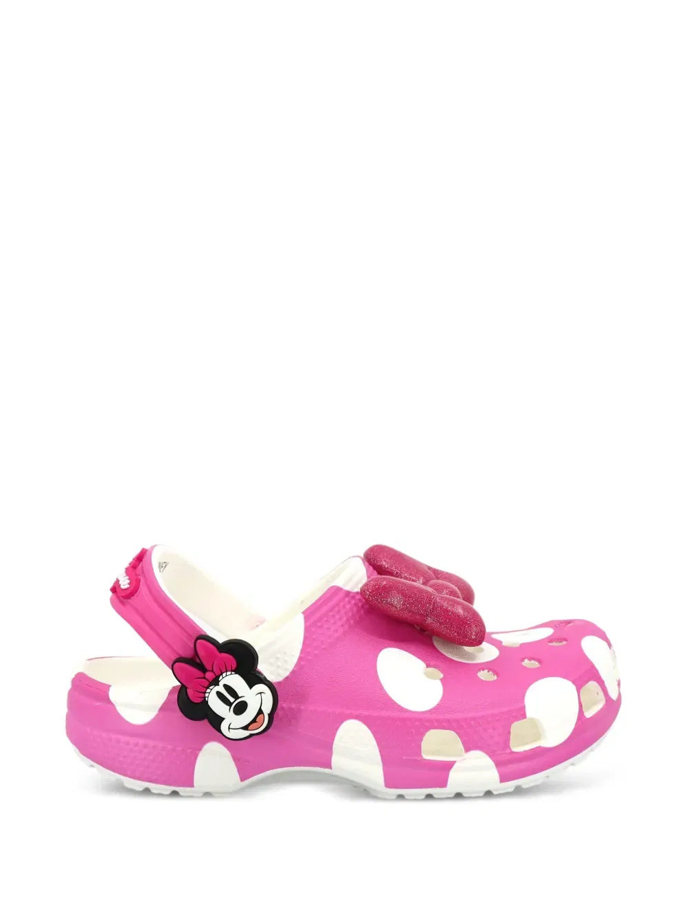 Сабо с изображением Минни Маус из мультфильма Диснея Crocs, розовый