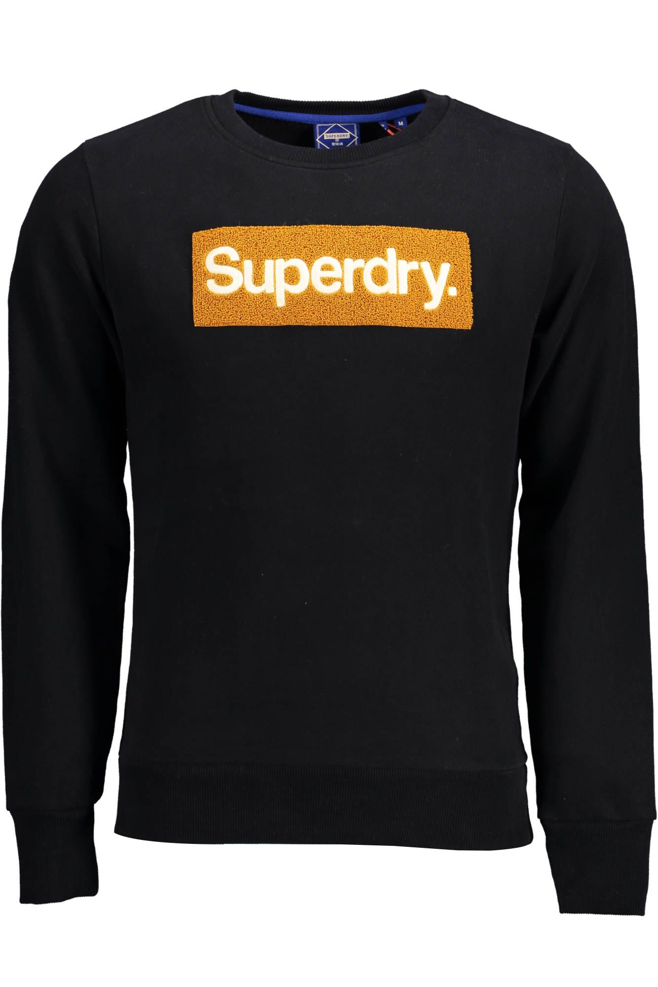 

Черный хлопковый мужской свитер Superdry.